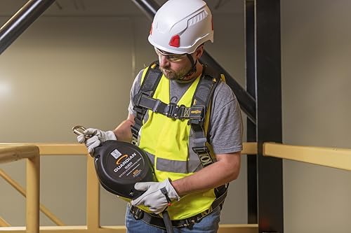 Image of Guardian 42003 Velocity Class 1 Cable Self-Retracting Lifeline (SRL) with Carabiner | 50 ft | Class 1 | ANSI and OSHA Compliant