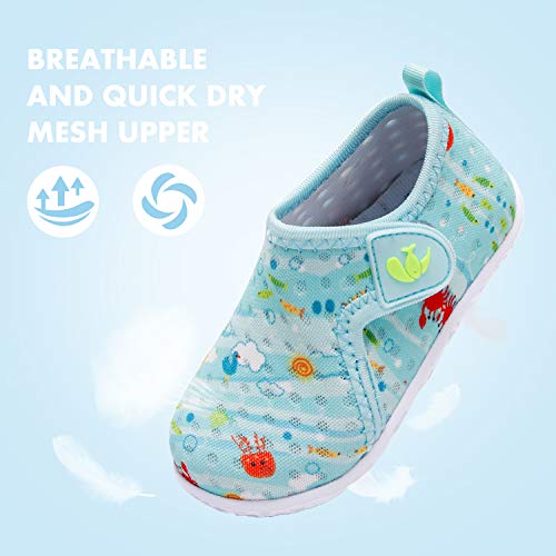 Image of FEETCITY Baby Boys Girls Water Sport Shoes Barefoot Kids Aqua Socks Quick-Dry Beach Swim Pool Shoes