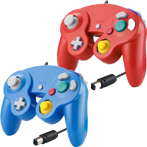 Luklihe HY 2Pcs Wired Controller For Gamecube Nintendo Wii Wiiu cover