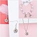BronaGrand 60pcs Antique Silver Rose Flower Charms Tibetan Alloy Vintage Dangle Flower Pendants Necklace Bracelet Charms for Christmas Valentine's Gifts