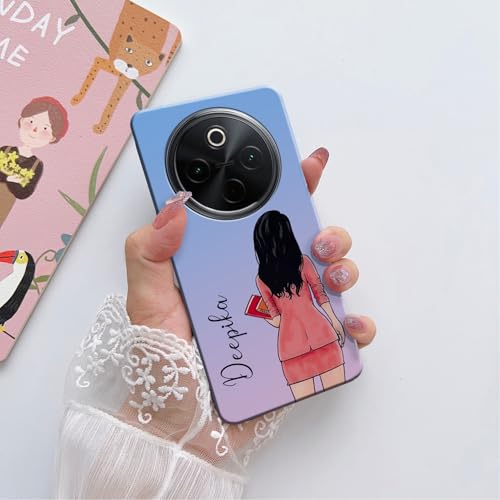 Image of COLORflow Back Cover Compatible with Vivo T4 5G / Y300 Pro 5G / iQOO Z10 5G | Professional Girl Color Customized Back Cover Compatible with Vivo T4 5G / Y300 Pro 5G / iQOO Z10 5G