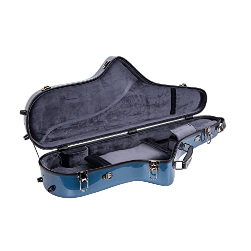 Saxophone ténor sac à dos étui Crossrock bleu pour musiciens nomades