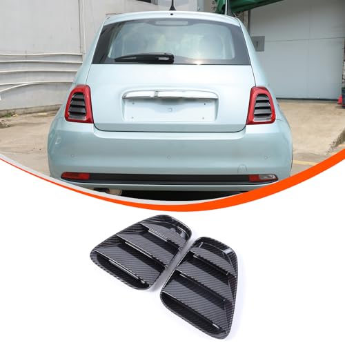 Cadre feu arrière Fiat 500 en fibre de carbone style élégant