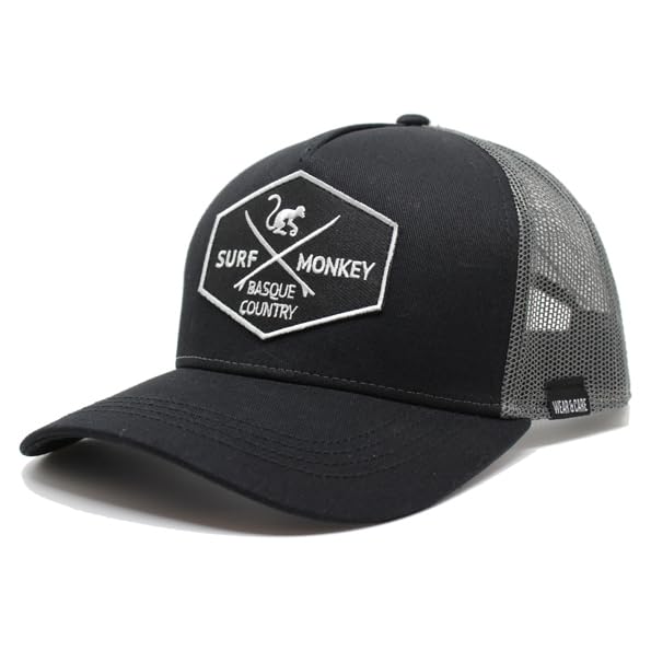 Dimensioni: Trucker Cap regolabile con circonferenza 54-60 cm, visiera 8 cm e altezza della testa: circa 11 cm / 4,3 pollici