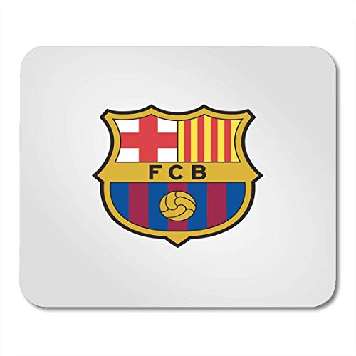 Preisvergleich Produktbild Mousepad, Barca Surabaya Indonesien Februar 2018 Barcelona Fc Profifußballverein mit Sitz in Katalonien Spanien Markenpersönlichkeit Mauspad für das Studium im Urlaub,18x22cm