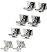 FIBO STEEL 4 Pairs Wedding Business Classic Cufflinks for Men Unique Cufflink Set Mens