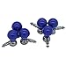Pediatric ECG/EKG Suction Ball Multi-use Electrode (6 pcs/Set),for 3.0, 4.0, Snap, Grabber,Plating AgCl(Dark)