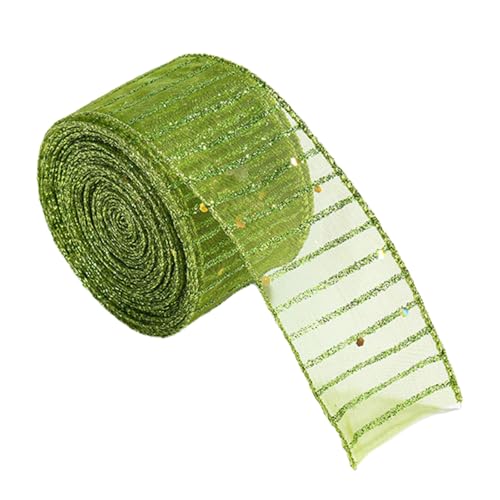 Couronnes de Noël élégantes et ornement d'arbre - Rubans de Noël polyvalents - Rubans décoratifs pour emballage de cadeaux