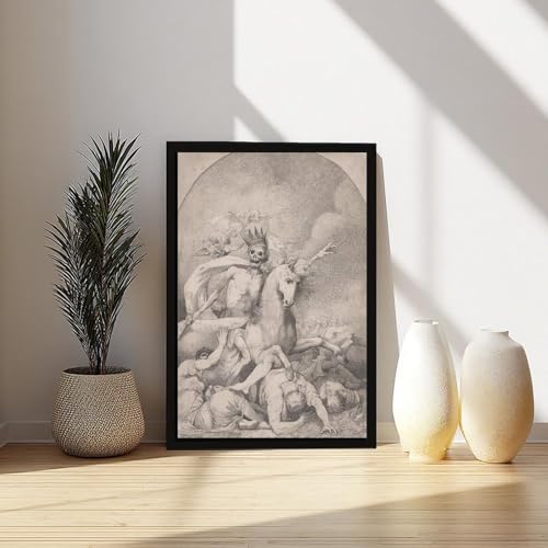 Impression sur toile John Hamilton Mortimer tableau design pour bureau