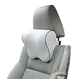 Dreamer Car Mid-hard Memory Foam Car Seat Head Pillow Neck Pillow With Adjustable Elastic Strap(Gray)