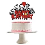 Halloween Horror Birthday Cake Topper Red Glitter Have A Killer Birthday Cake Topper Horror Movie Birthday Cake Topper for Halloween Horror Movie Birthday Party Cake Supplies