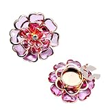 Élégance en mouvement : Le clip intégré de ces couvre-boutons fleuris offre un ajustement sûr sur le tissu, éliminant les risques de glissement pour préserver une élégance des poignets et cols adaptée aux réunions de travail comme aux sorties sociales.