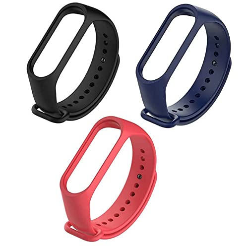 Inefable® Mi Band 3 & 4 Strap Band Wristband Strap Compatible with Mi Band M3 & M4 Original Device Not Included |