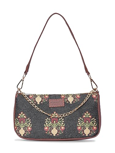 Image of ZOUK Women's Handcrafted Vegan Leather Casual Mini Shoulder Bag