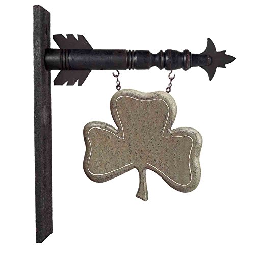 K&K Interiors B5569 12 Inch Green Wood Shamrock Arrow Replacement