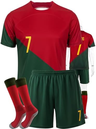 Kids Soccer Jersey Set for Boys Girls Training Uniform Youth Jerseys image 3