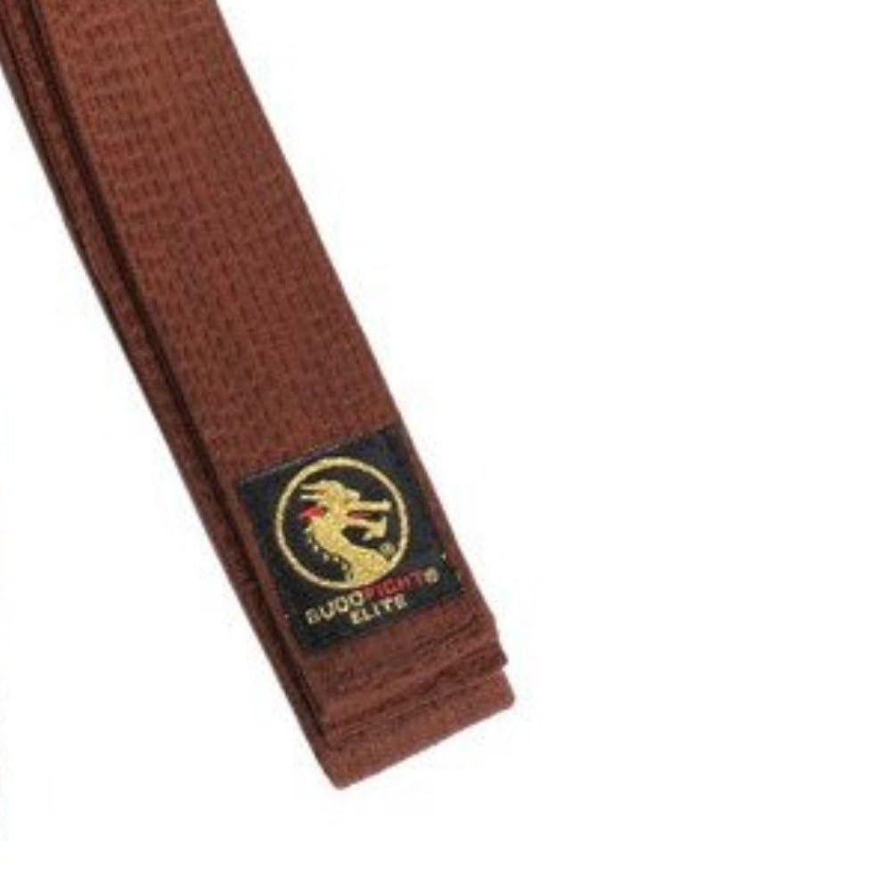 BUDOFIGHT Ceinture de karaté Marron Élite