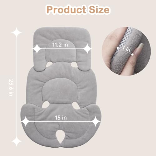 Image of Infant Insert Compatible with Graco Snugride 35 - Car Seat Insert Cushion Pad, Replacement Infant Car Seat Insert for Graco, Soft Pillow, Double-Side Use