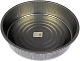 Dorman 9-814 3 Gallon, 16 In. Diameter x 4 In. Deep Galvanized Drain Pan Universal Fit