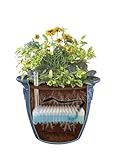 Gardeners Supply Company Adjustable Self-Watering Insert for Pots and Planters | Water Reservoir for Rectangular, Square, and Round Containers for Indoor & Outdoor Greenhouse Potted Plants