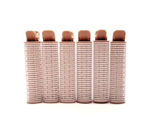 Douqu Hair Rollers with Clip Volumizing Bangs Curler DIY Styling Accessories Tool Portable Self Grip Volume Hair Root Clips 6PCS