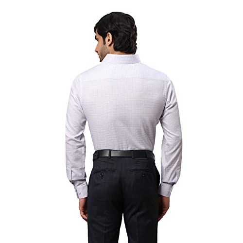 Image of Raymond Men's Cotton Checkered Slim Fit Shirt