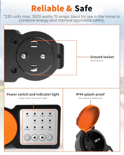 Prise etanche IP44 GreenSun pour securiser vos branchements electriques exterieurs