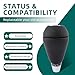 AUTOKAY Carbon Fiber Gear Shift Knob Fits for Lexus IS250 ES350 GS350 RX450h IS350 GS300 RX