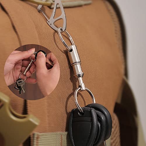 SIOPPKIK 6 Pezzi Portachiavi a Sgancio Rapido