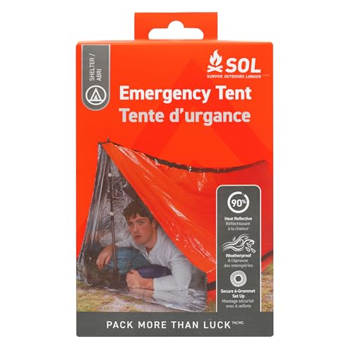 S.O.L. Survive Outdoors Longer SOL Emergency Tent - Orange