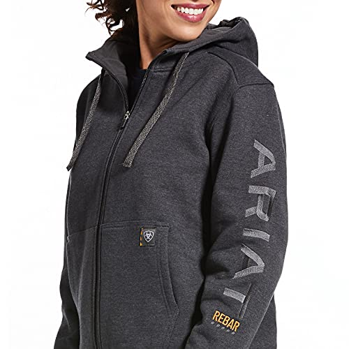 ARIAT Women's Rebar All-Weather Full Zip Hoodie4