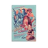 BLULOO Baby Driver - Vintage - Movie Cover Poster HD Canvas Prints Wall Art Room Aesthetics Decor 12x18inch(30x45cm)
