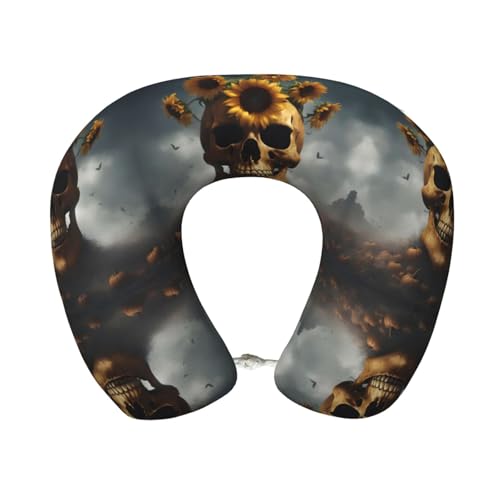 Almohada cervical de espuma viscoelástica negra cómoda miniatura 1