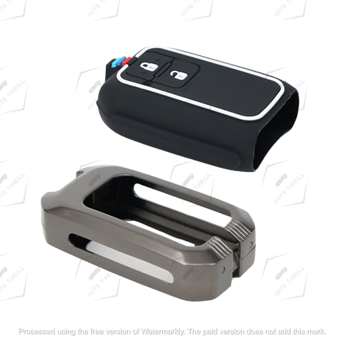 Image of Auto Thrill Premium Key Cover for Baleno, Grand Vitara, XL6, Swift, Brezza, Celerio, Ignis, Ertiga, Dzire, Fronx, Rumion, Glanza, Hyryder - 2 Button Smart Key