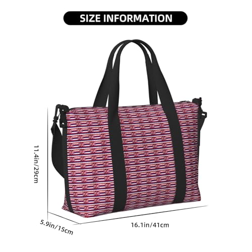 Sac de voyage Drapeau d'Hawaï compact et léger pour vos déplacements - 4