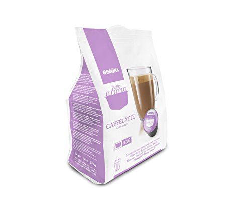 Preisvergleich Produktbild Gimoka Puro Aroma Caffelatte, kompatible Kapseln Dolce Gusto