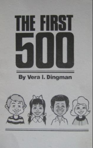The first 500 B0007FQR7I Book Cover