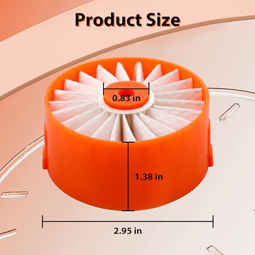 Image of Filter Replacement for Black & Decker Powerseries Extreme Cordless Stick Vacuum Cleaner Fit for BSVF1 BSV2020 BSV2020G and BSV2020P. Replace Part # N665227, #N858184, Compatible with Craftsman filters