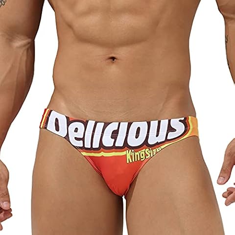 EASEJUICY Men's Low Rise Swim Briefs Cover