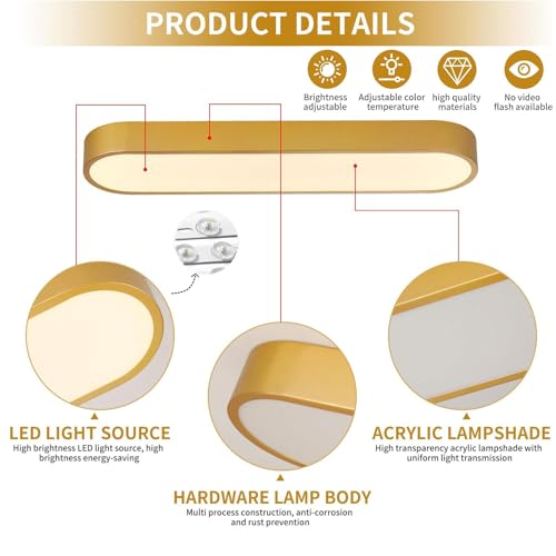Plafonnier LED avec télécommande pour ajuster la lumière de la cuisine - 2