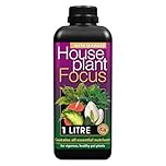 Houseplant Focus Concentrated Liquid Fertiliser, 1 Litre - Growth Technology Fertiliser for Indoor Plants - Professional Grade House Plant Food Concentrate with Kelp Seaweed Extract - Makes 200L