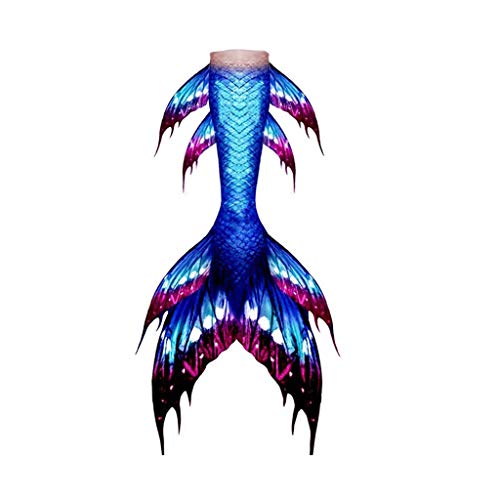 LQIAN Mermaid Tail Mermaid Cosplay Swimwear Shell Swimsuit with Fin Swimmable Mermaid Tail,Mermaid Tail Swimmable (Color : Style 3, Size : Custom Size)
