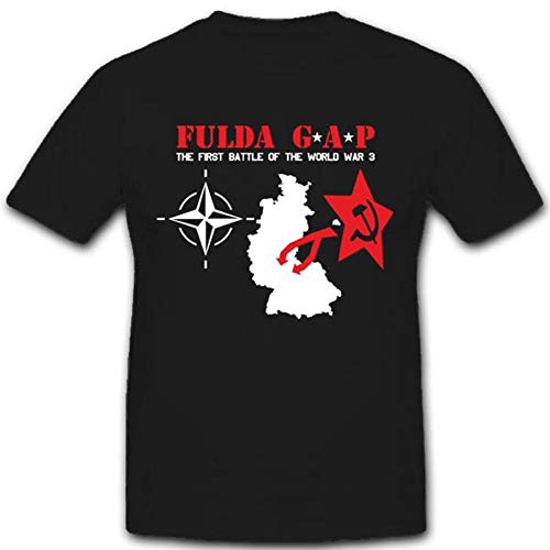 T-Shirt NATO Warschauer Pakt Fulda G.A.P Cadeau Idéal Historien Noir 5XL