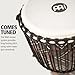 Meinl Percussion Series Travel Djembe Hand Drum Circle Instrument, Synthetic Shell and Head — NOT Made in China — African Mali Weave Rope Tuning, 2-Year Warranty (PADJ6-L-F)