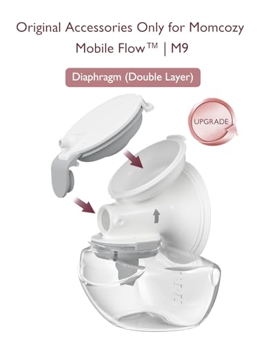 Image of Momcozy Upgraded M9,Original Upgraded M9 Breastfeeding Parts,Double-Layed Diaphragm,2 Pack