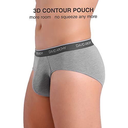 image for DAVID ARCHY Men's Underwear Bamboo Rayon Breathable Ultra Soft Comfort