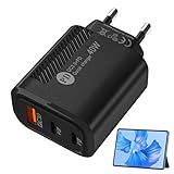 Schnellladestecker,Schnellladekopf - QC3.0 2PD 40W Telefon-Ladeblock, Schnellladekopf Für...