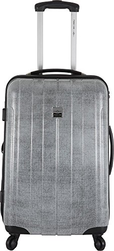Valise rigide 60 cm en polycarbonate silver Jeans pour moyen séjour