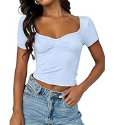 Siren Gaze Zomer Nieuwe Polka Dot Off-Shoulder Tops Voor Vrouwen, Y2k Kleding, U