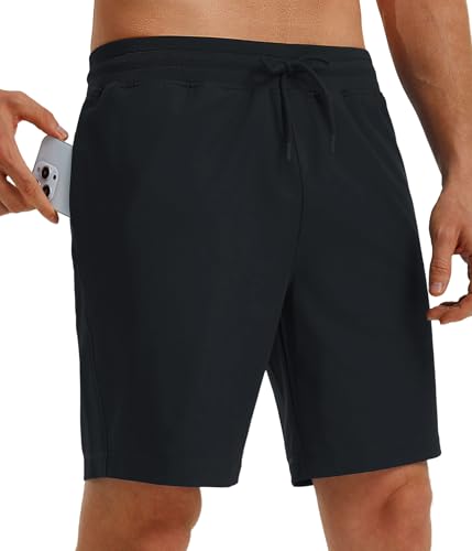 M MAELREG Mens Athletic Shorts with Zipper Pockets 7